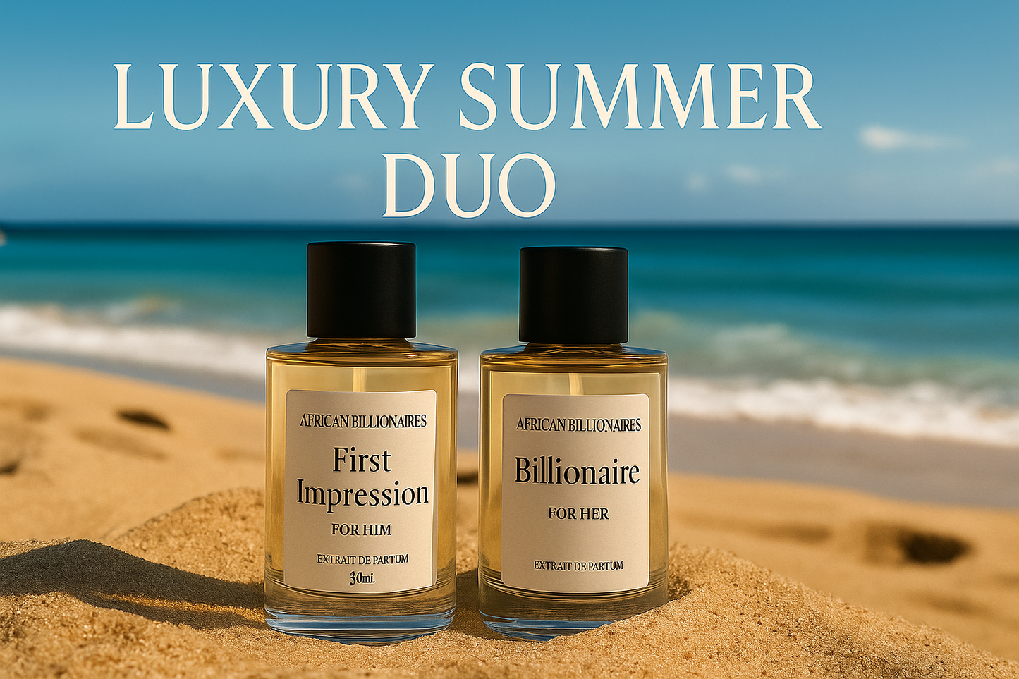 Luxury Summer Duo: Two bottles: Extrait de Parfum