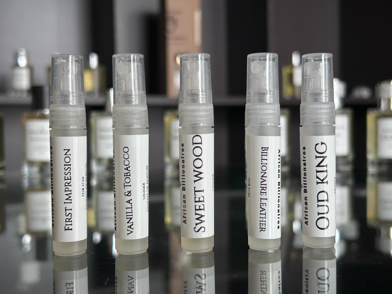 Signature Scents: 3ml Samples set of 5
