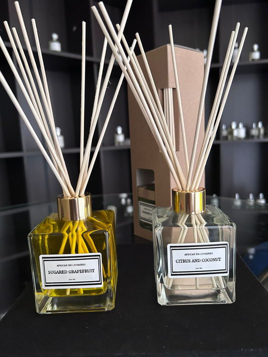 Sugared Grapefruit and Citrus & Coconut reed diffusers- two 200ml bottles combo