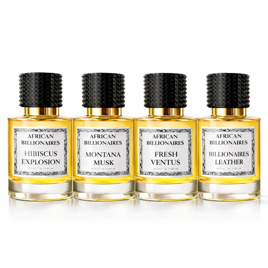 Billionaires Luxury Collection - x4 bottles of 50ml each