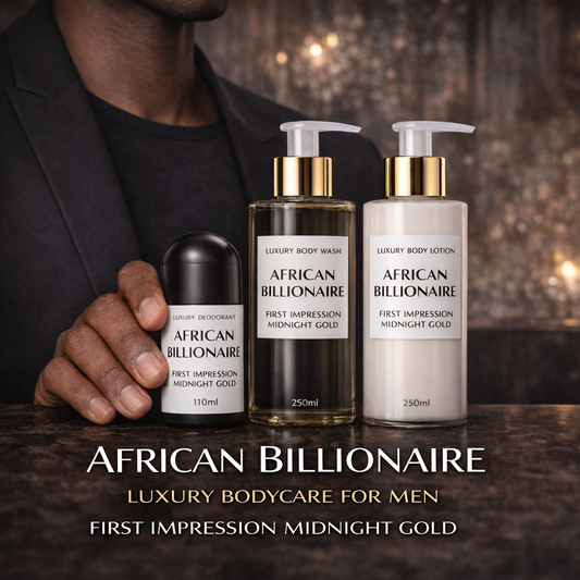 Luxury Body Care Set - Midnight Gold